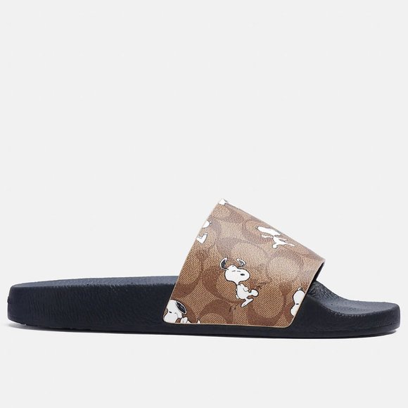 Coach X Peanuts Slide With Snoopy Print - Picture 2 of 10